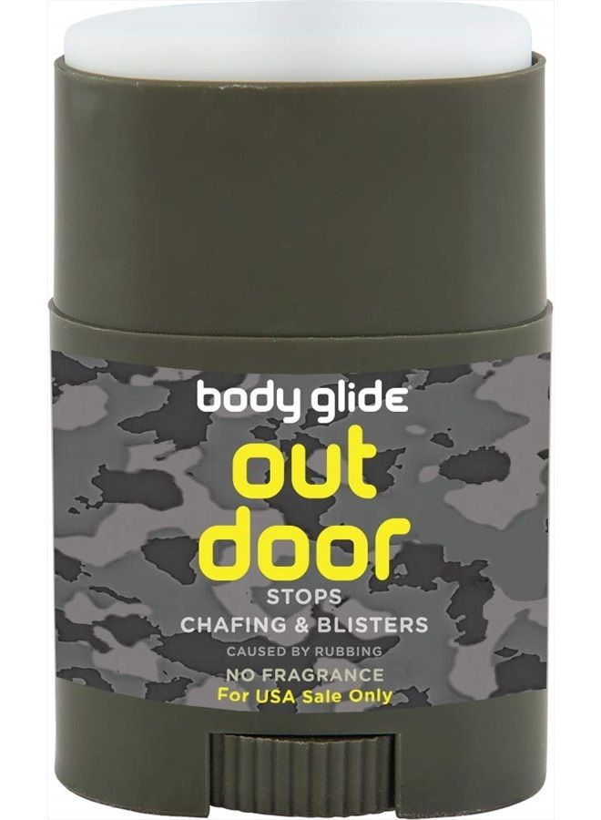 Body Glide Outdoor Anti Chafe Balm, Camo, 0.8 oz (USA Sale Only)
