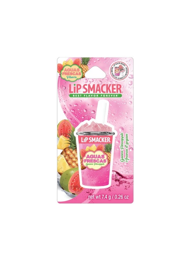 Lip Smacker Refresher Lip Balm, Moisturizing, Collectible Beverage Cup Design, Sheer Finish for Smooth Lips - Agua Frescas