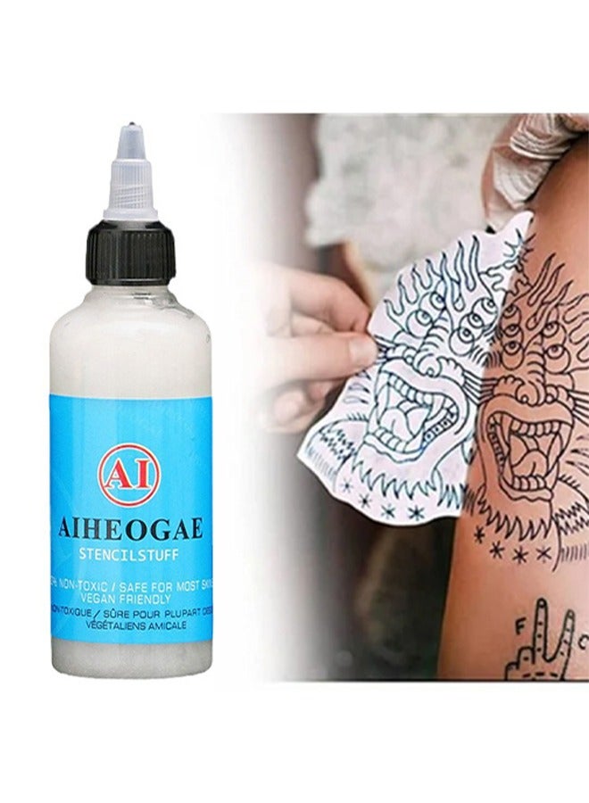 Stencil Stuff -Tattoo Setncil Gel,Template Base Paste Semi-permanent Tattoo Transfer Paste Transfer Paste Suitable for Transfer Paper Machine Tattoo Supplies Accessories 30ML