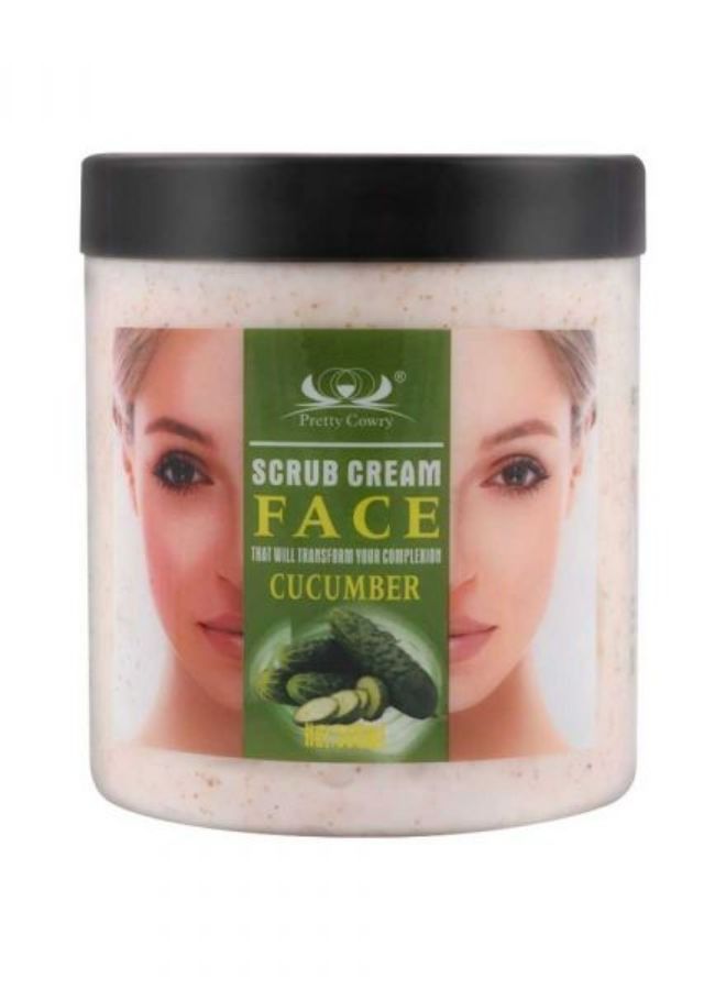 Pretty Cowry Face Scrub Cream Cucumber, 500ml