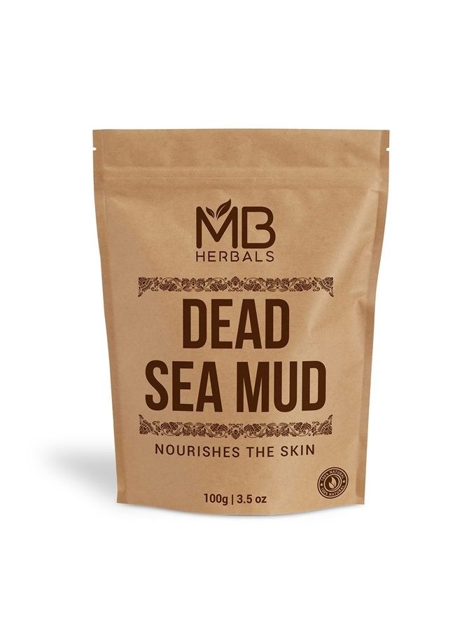 Dead Sea Mud 3.5 oz / 100 Gram | Nourishes Exfoliates Softens & Detoxify the Skin | DRY CLAY POWDER | External Use Only