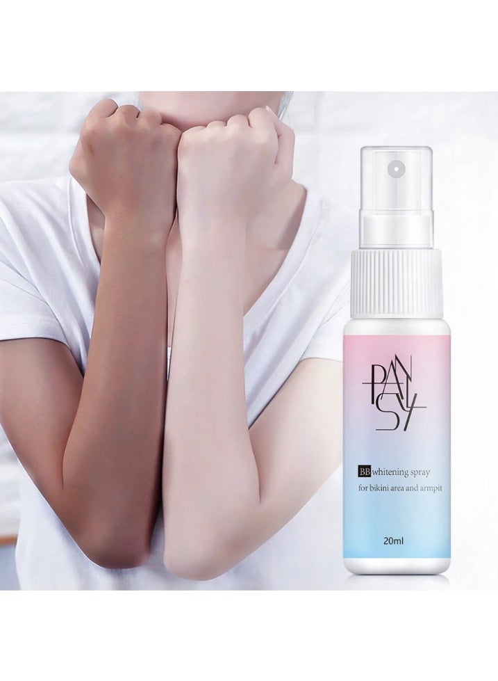 Gentle Brightening Spray for Bikini & Underarm – Tone Even & Moisturizing