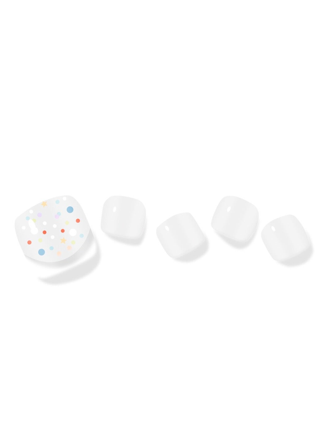 Sparkling Soda Korean 35 Piece Nail Art Designs – Elegant, Long-Lasting Pedicure