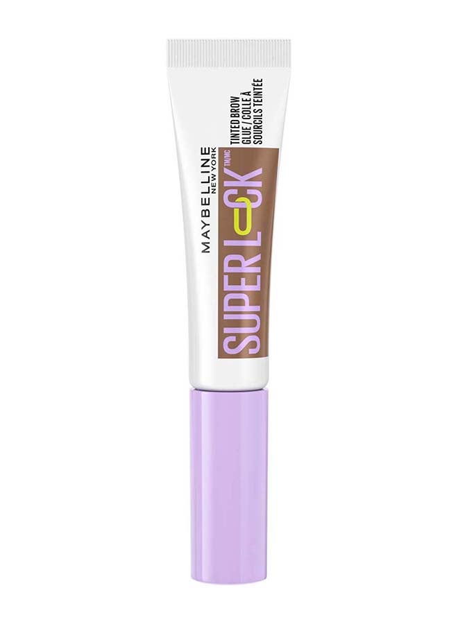 Super Lock Brow Glue Tinted Eyebrow Gel, 24HR Hold Long-Lasting Non-Sticky Waterproof, Flake-Proof, Transfer-Proof - Medium Brown