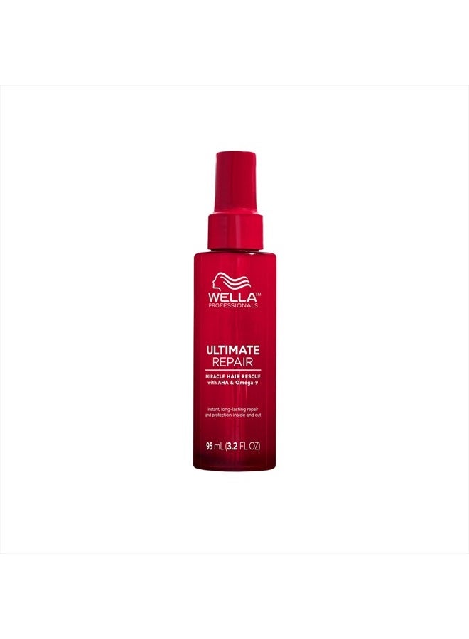 Ultimate Repair Miracle Hair Rescue Leave-in, For Damaged Hair, 90 Seconds Repair, Detangle, 99% Less Breakage, Vegan, With AHA & Omega 9 To Rebond The Hair | 95 ml