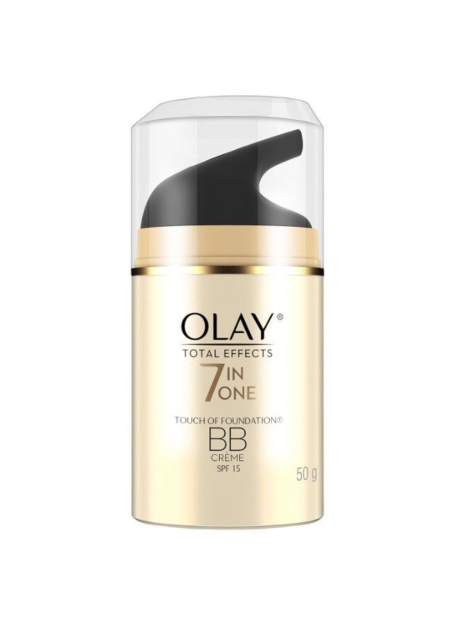 Olay Total Effects Day Cream for Sensitive skin |with Vitamin B5, Niacinamide, Green Tea, SPF 15 |Fights 7 signs of ageing for glowing, hydrated and younger looking skin with UV protection |Suitable for Sensitive, Normal, Dry, Oily & Combination skin |50 gm