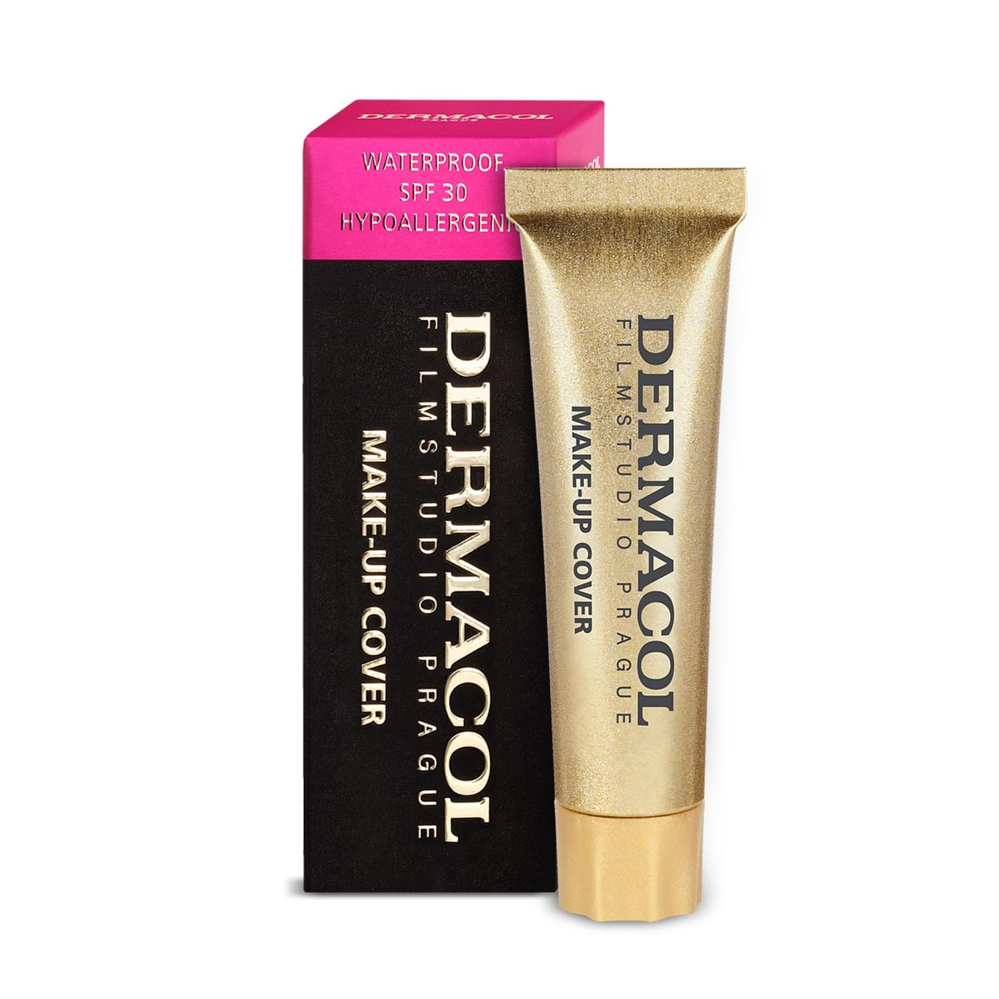 Dermacol Mini Full Coverage Foundation 13g, Liquid Matte Makeup with SPF 30, Waterproof Foundation for Oily Skin, Acne & Under Eye Bags, Long-Lasting Makeup Products Shade - 211