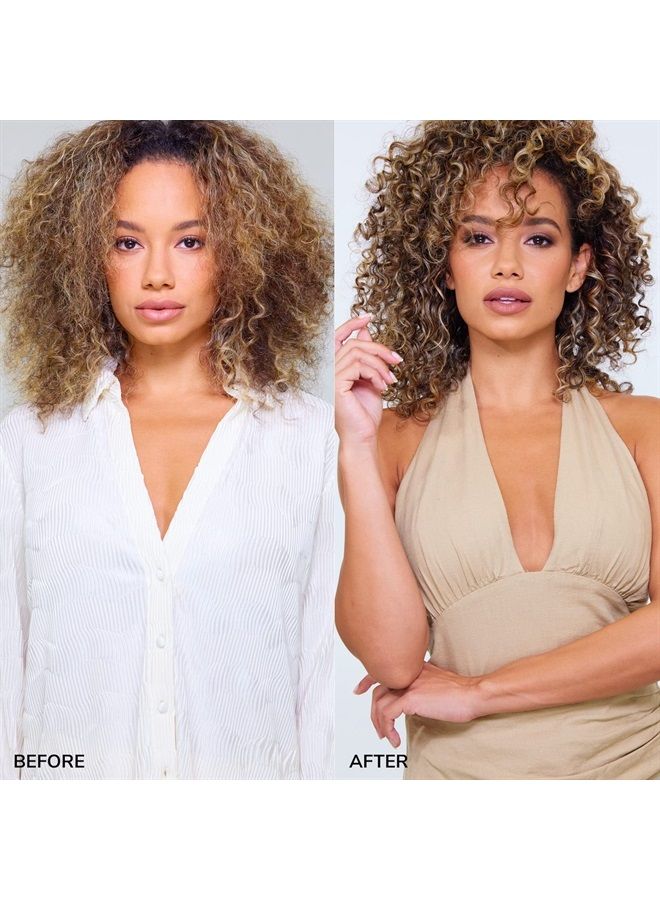 Curl Wow Flo-etry Vital Natural Serum – With Naked Technology; Rich-oil blend moisturizes dry, dehydrated strands from root to tip for instantly plump, plush, juicy curls. No weight or greasy feel!