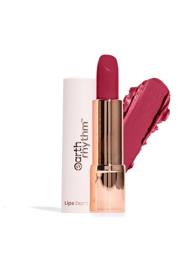 Earth Rhythm Serum Lipstick With Spf 15 - Gulabo (06), Cream | Dewy Finish, Chap Resistant, Nourishes Lips, Non Comedogenic | Infused With Apricot Oil, Rose Oil, Shea Butter 3.8 Gm