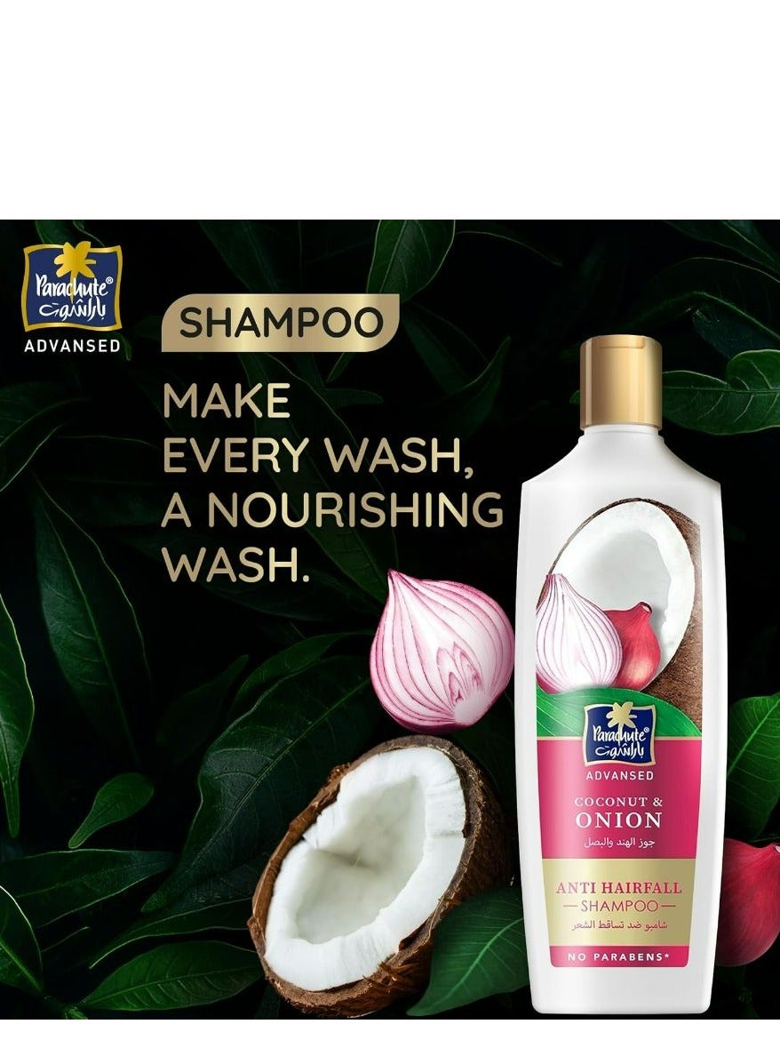 Anti-Hairfall Shampoo with Onion and Coconut 340 ML