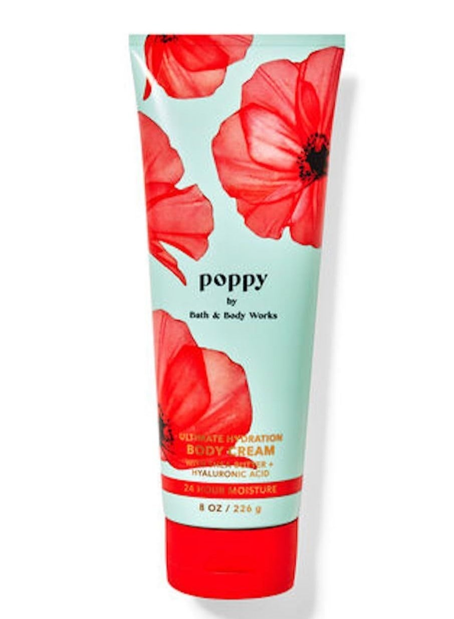 Ultimate Hydration Body Cream Gift Set For Women, 8 Fl Oz (Poppy)
