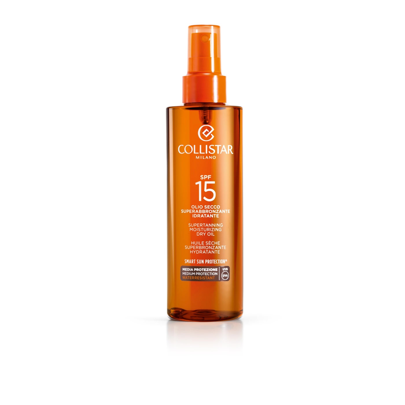 Collistar Speciale Abbronzatura Perfetta Olio Secco Superabbronzante Idratante 6.8oz (200ml) SPF15