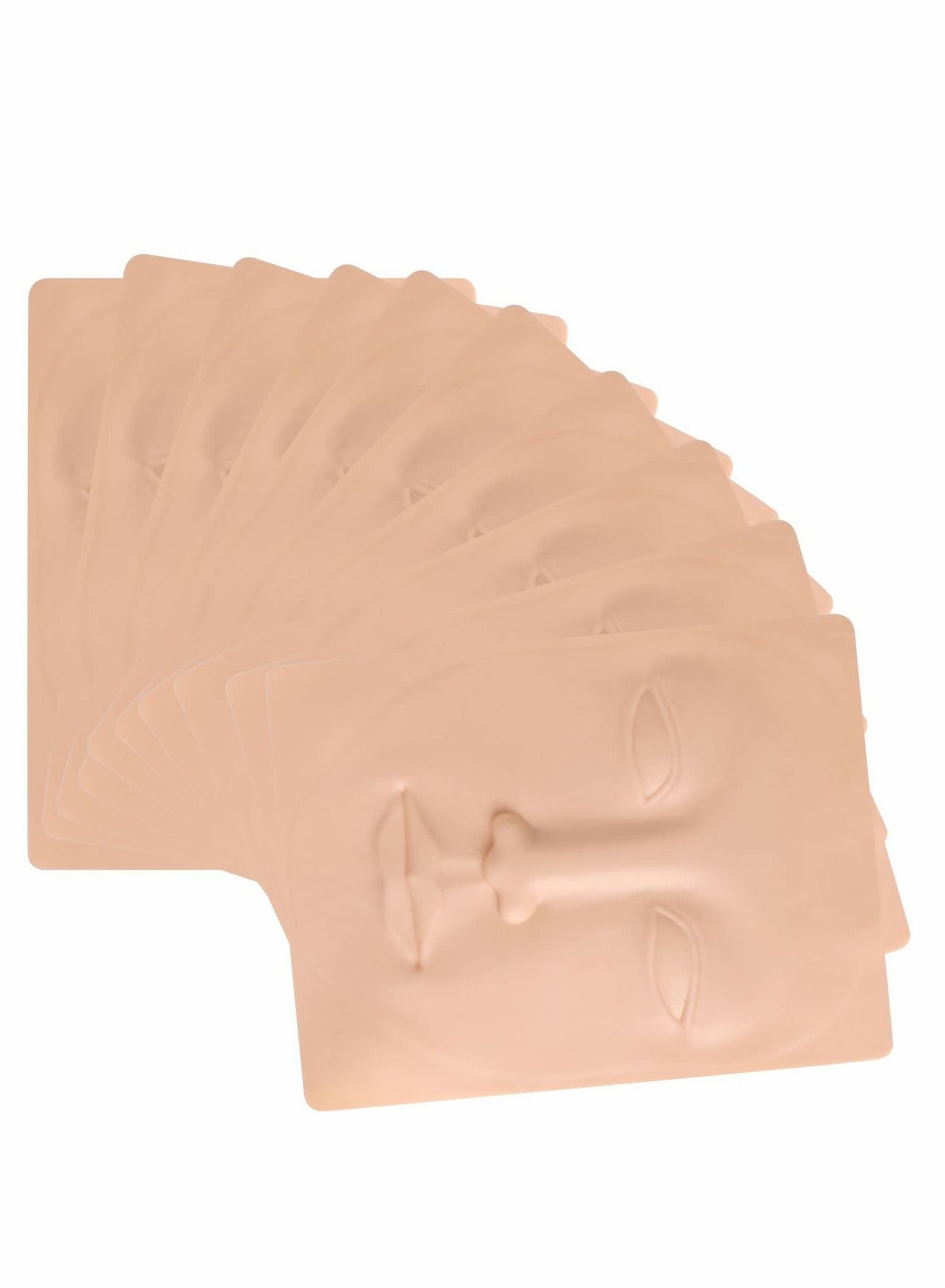 Makeup Practice Skin 10pcs For Face Permanent Silicone Training