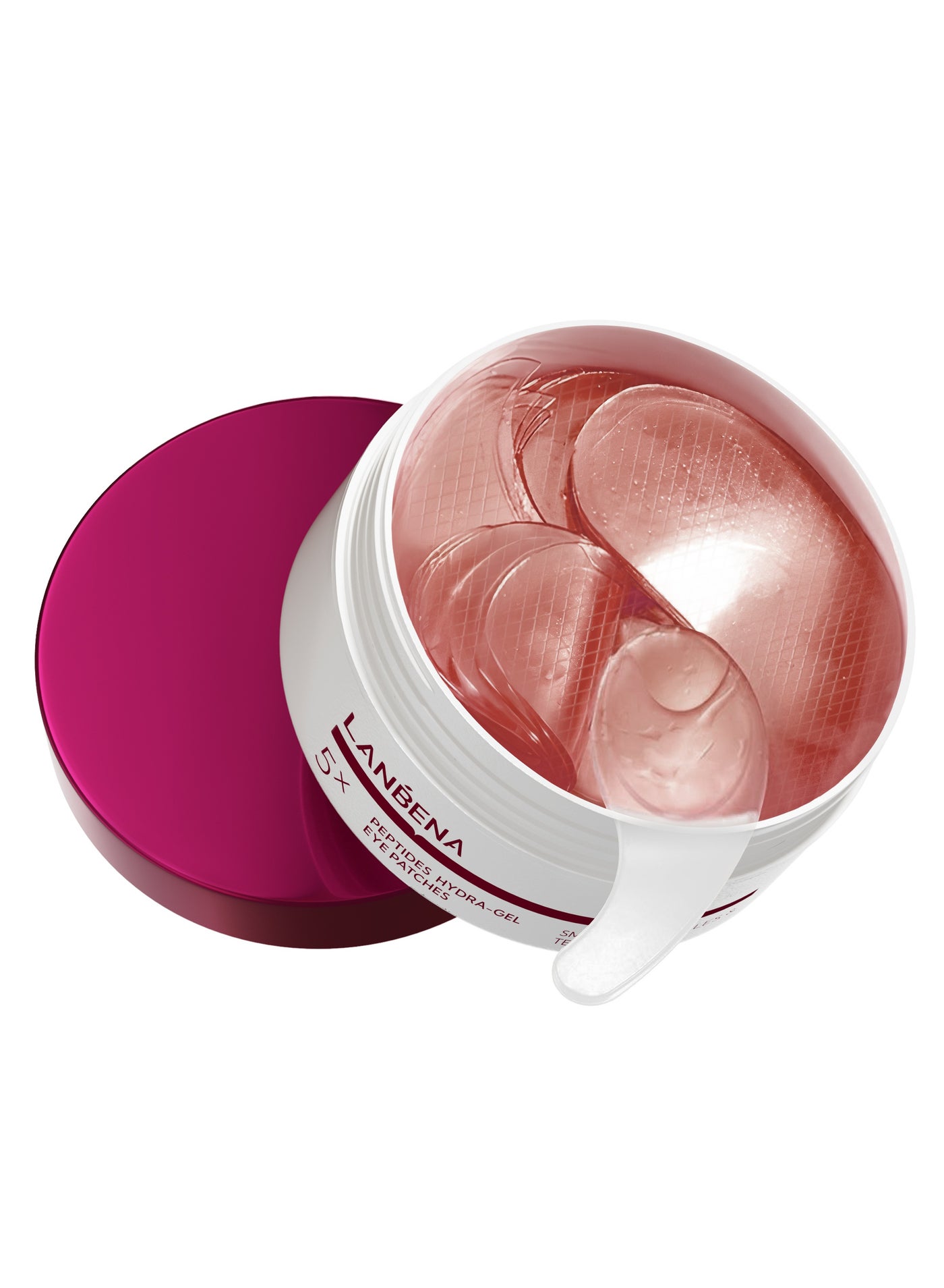 LANBENA Peptides Hydra-Gel Eye Patches for Dark Circles and Puffy Eyes, Reduce Under Eye Bags and Smooth Wrinkles, Anti-Aging, Eye Skin Care Pads With Soluble Collagen and Peptides-30 Pairs