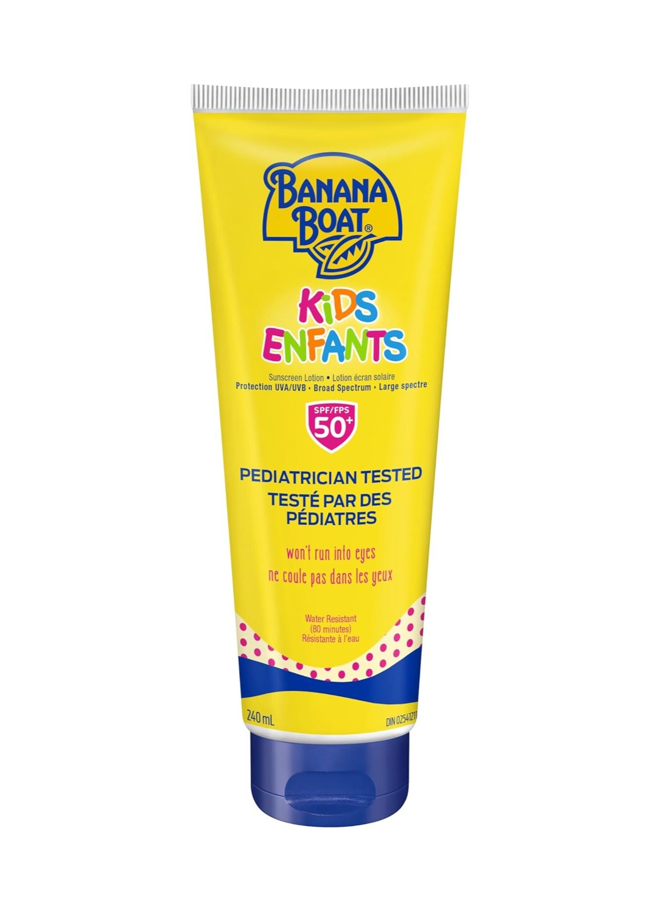 Kids Sunscreen Lotion SPF 50 - Tear-Free, Water-Resistant, Broad Spectrum Protection for Children, 240ml