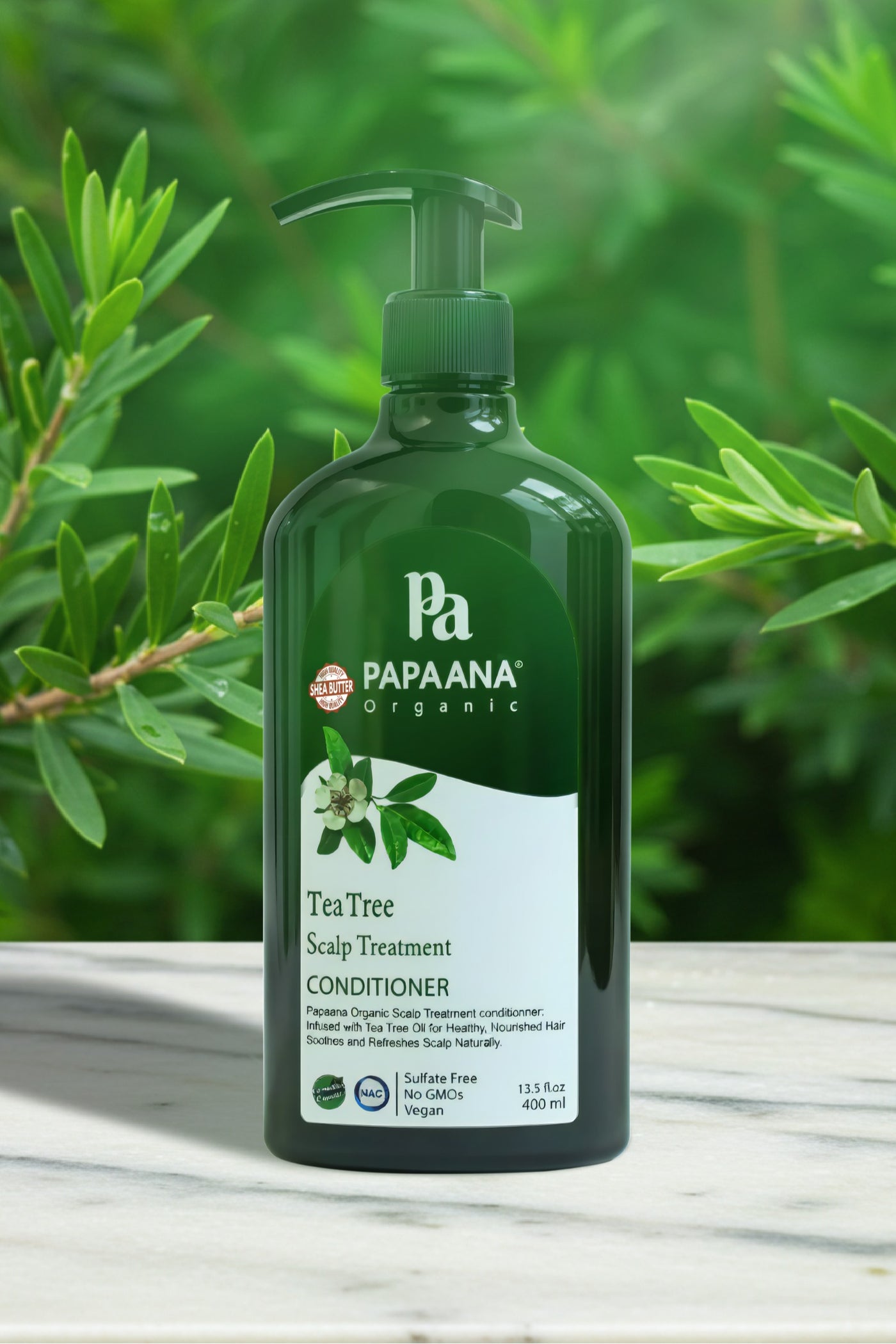 Tea Tree Scalp Treatment Conditioner with Shea Butter – 400ml, Refreshing & Soothing for a Healthy Scalp