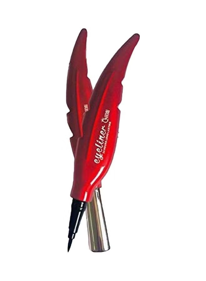 Feather Shaped Eyeliner Black