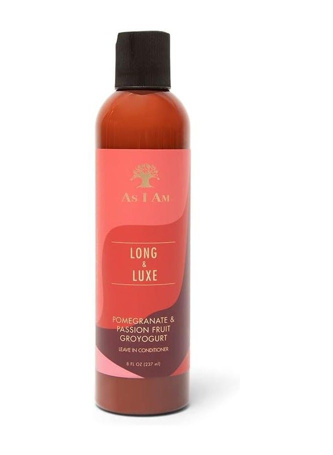 Long And Luxe Pomegranate Passion Fruit Groyogurt Leave In Conditioner 237 ML