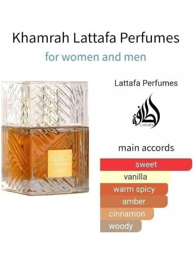 Khamrah Unisex Eau De Parfum by Lattafa 100ml - image 4