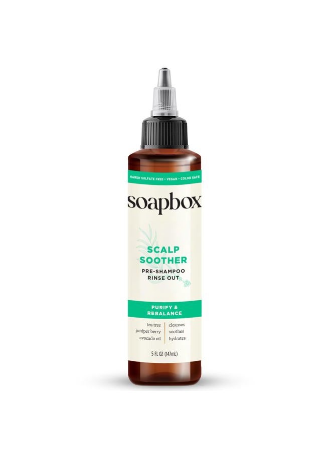 Scalp Soother, Scalp Soothing Treatment with Tea Tree Oil & Hyaluronic Acid to Sooth Irritated, Itchy, Sensitive Scalp and Hydrate Hair Vegan, Cruelty, Paraben, Gluten and Sulfate Free, 5oz