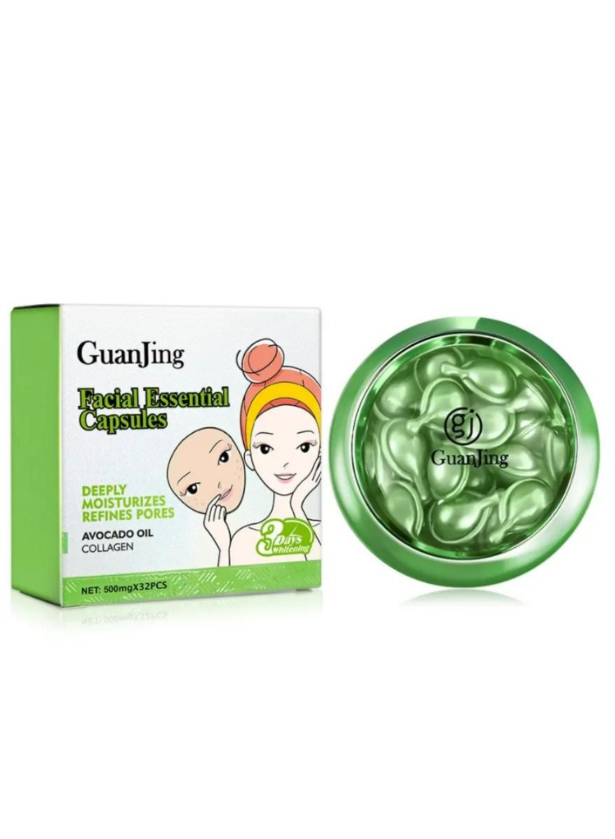 Facial Capsules With Avocado Oil And Collagen