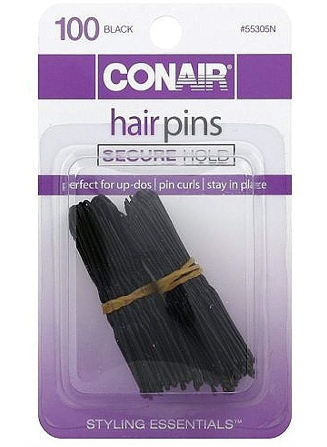 Con Blk Hair Pins 100ct Size Ea