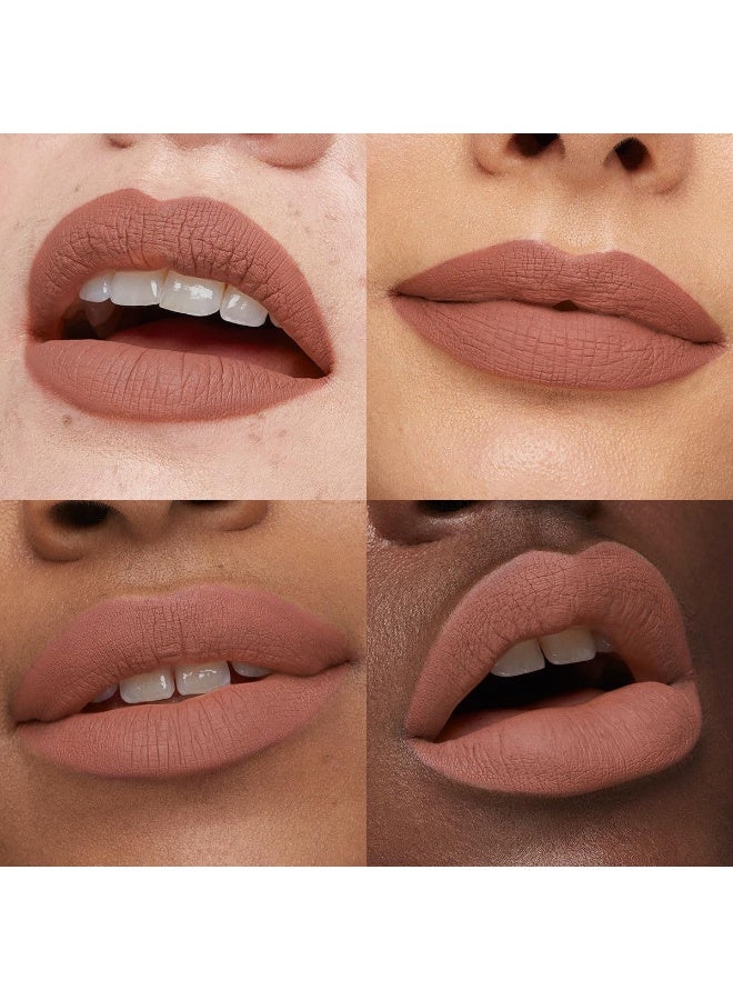 Lasting Matte Veil Lipquid Lip Colour 04 Milk Chocolate - image 3