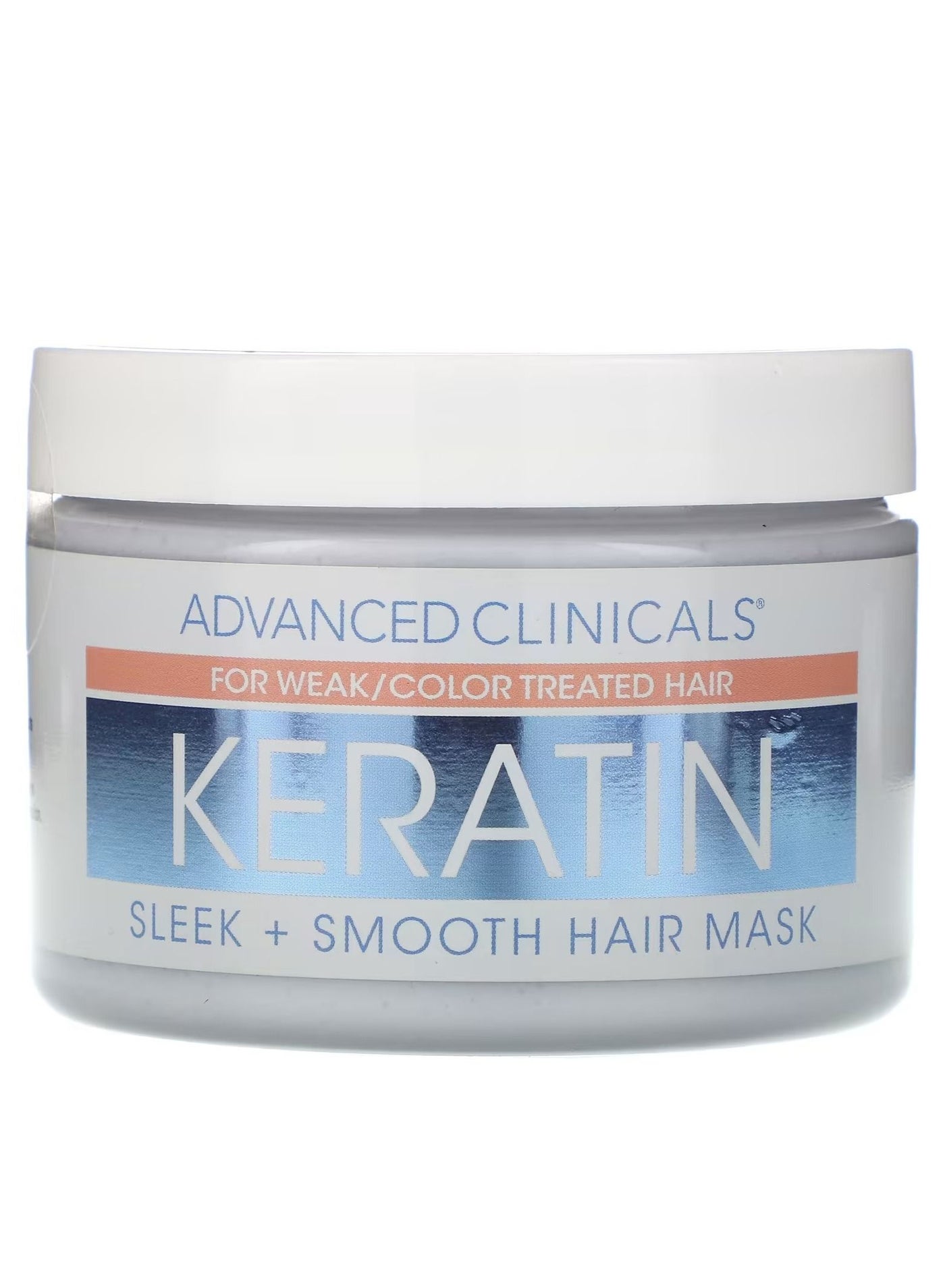 Advanced Clinicals Keratin  Sleek  Smooth Hair Mask  12 oz 340 g