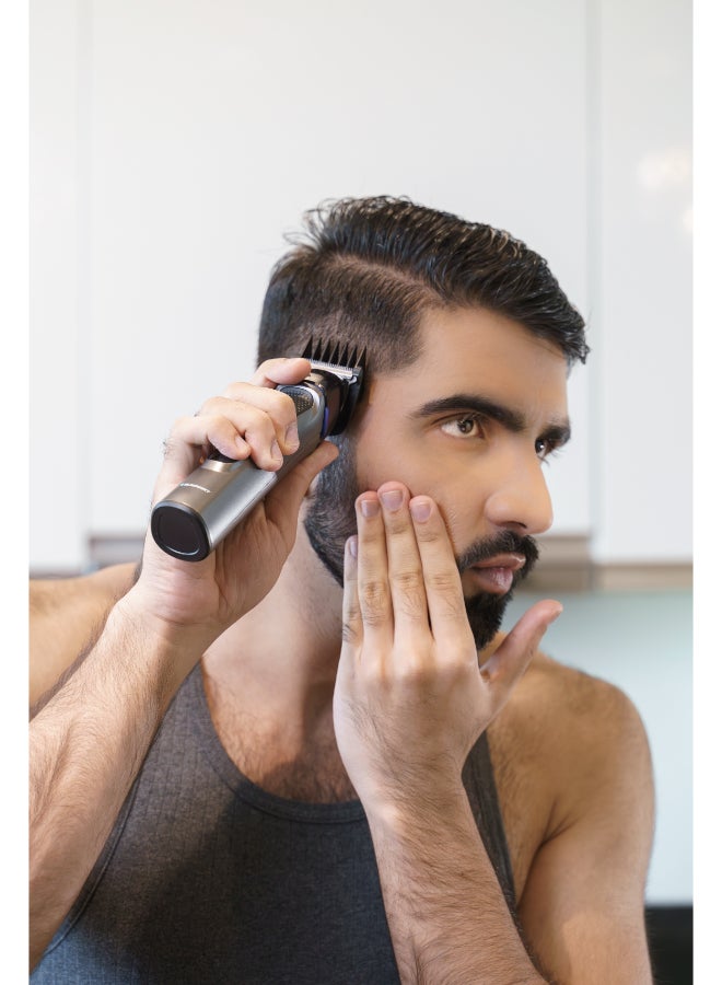 Blaupunkt 14-in-1 Trimmer & Shaver Kit for Men – Precision Beard Trimmer, Nose & Body Groomer, USB-C Rechargeable, LCD Display, 120 Min Runtime, Quick Charge, Multiple Guide Combs-SRM614 - image 10