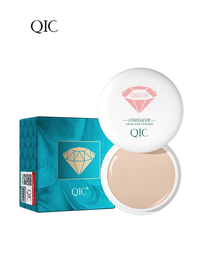 Waterproof Cream Concealer Contour Makeup, Professional Caramels for Tattoo Concealer or Corrects Dark Circles Red Marks Scars Eye Bags Freckle,Longwear&Easy to Apply(#130)