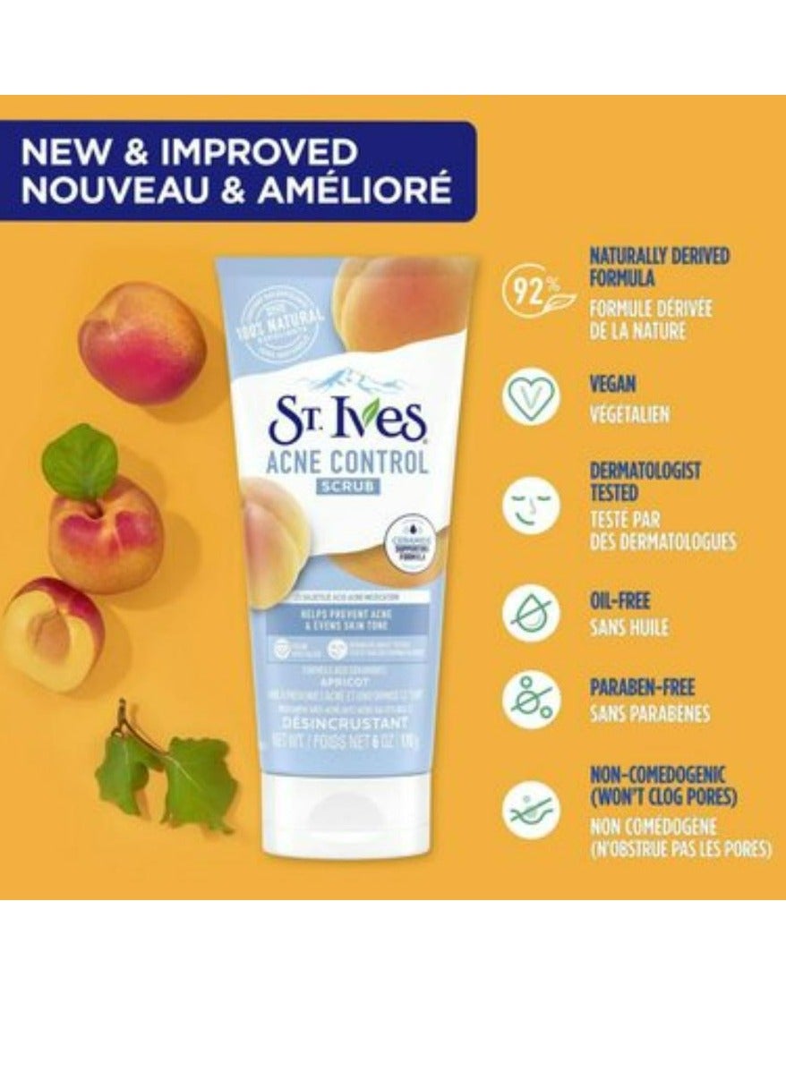 Acne Control Apricot Scrub 170g