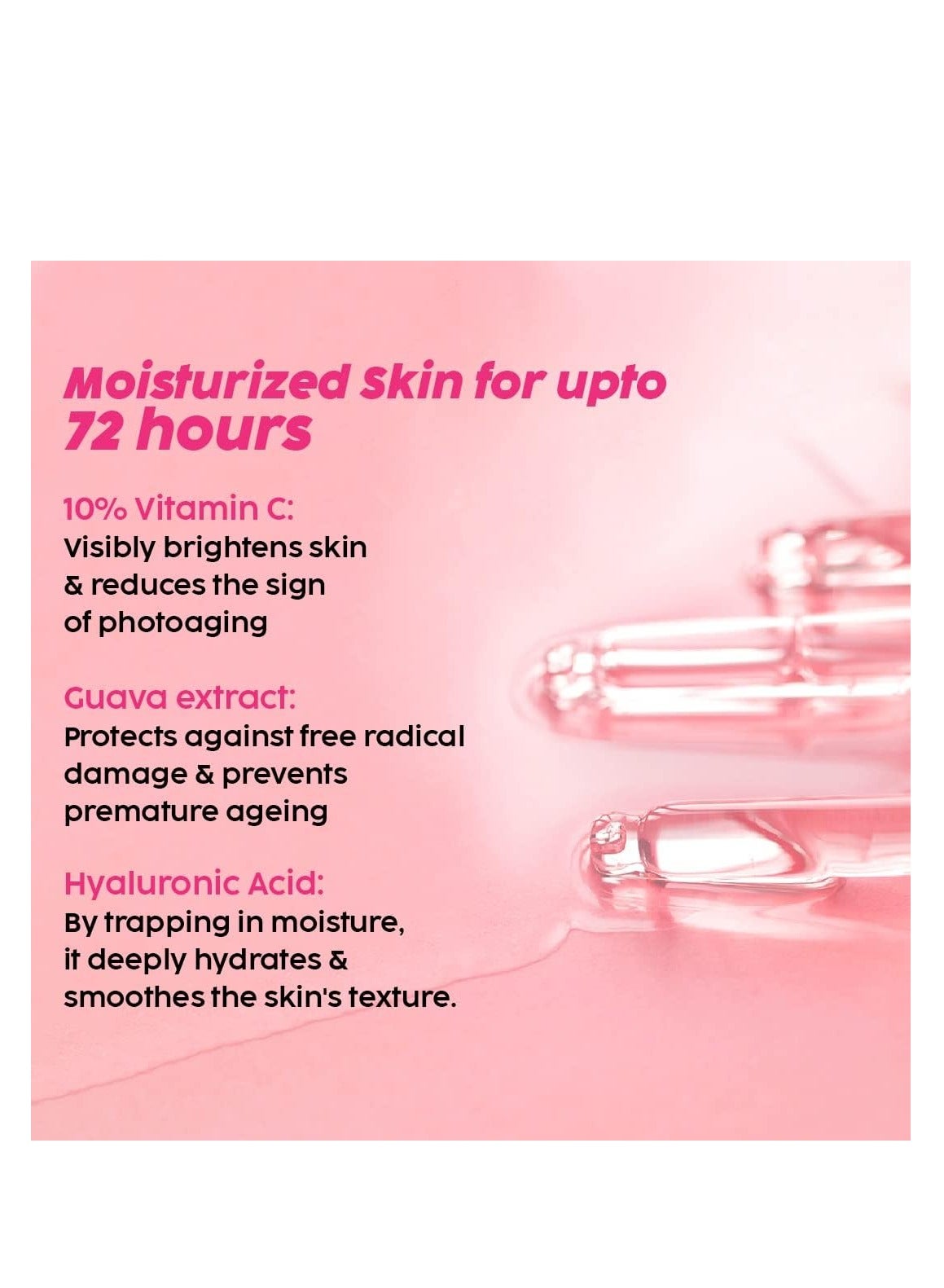 10% Vitamin C Face Serum (20ml) for Skin Brightening & Even toned complexion with Guava Extract, Hyaluronic acid & Pentavitin, for Women & Men All Skin Types - image 4