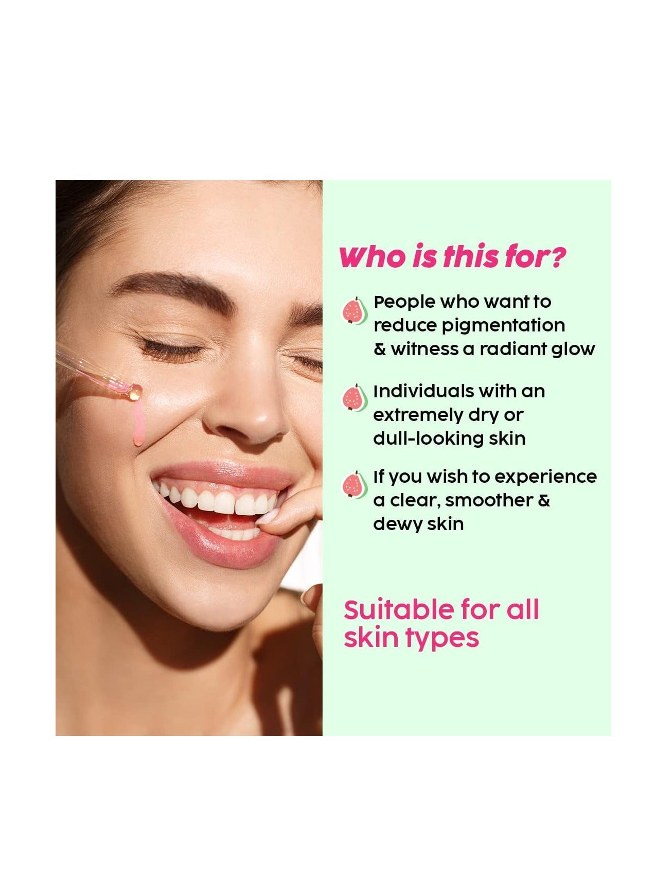 10% Vitamin C Face Serum (20ml) for Skin Brightening & Even toned complexion with Guava Extract, Hyaluronic acid & Pentavitin, for Women & Men All Skin Types - image 6