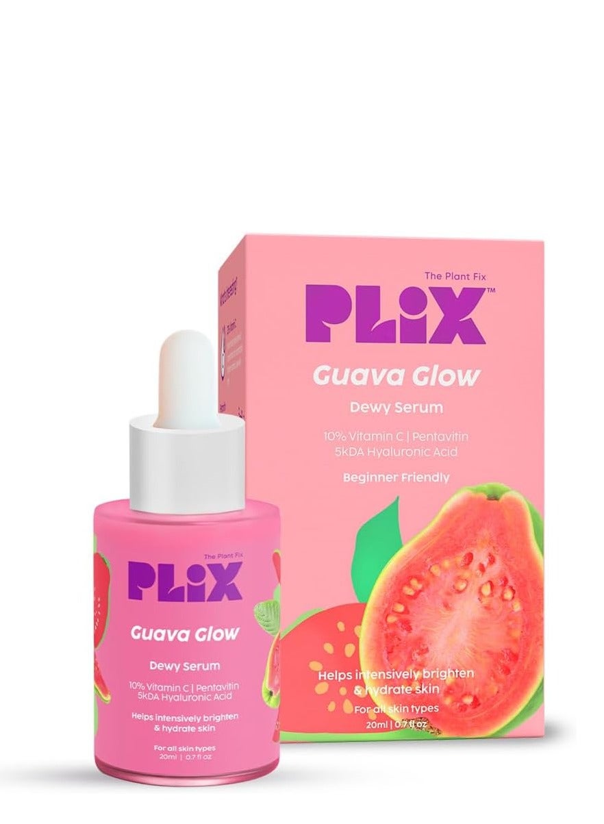 10% Vitamin C Face Serum (20ml) for Skin Brightening & Even toned complexion with Guava Extract, Hyaluronic acid & Pentavitin, for Women & Men All Skin Types