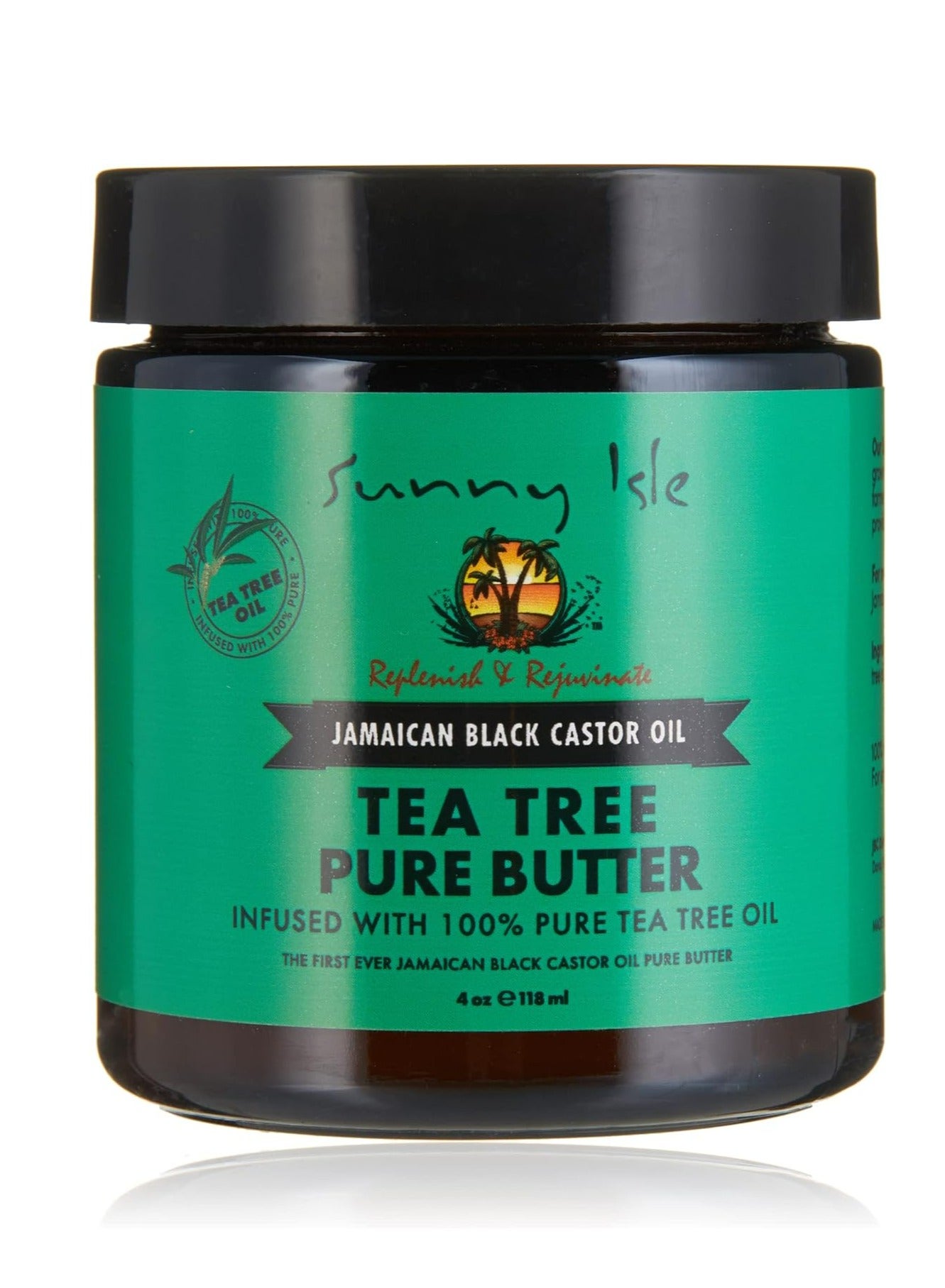 Jamaican Black Castor Oil Pure Butter infused with Tea Tree Oil 118 ml