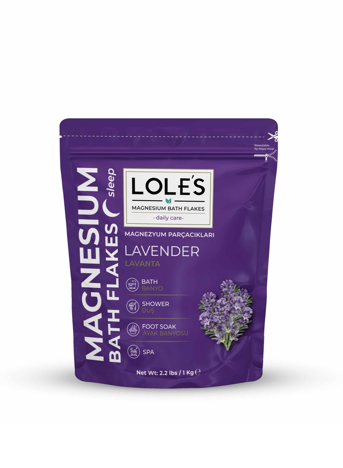 Lole's Epsom Relax Salt And Relief With Lavender, 1 kg