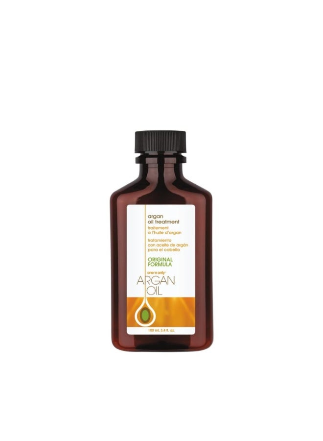 One n Only Argan Oil Hair Treatment - Lightweight & Hydrating Hair Oil for Natural, Wigs & Extensions - Shine Enhancing, Heat Protectant & Frizz Control (3.4 oz)
