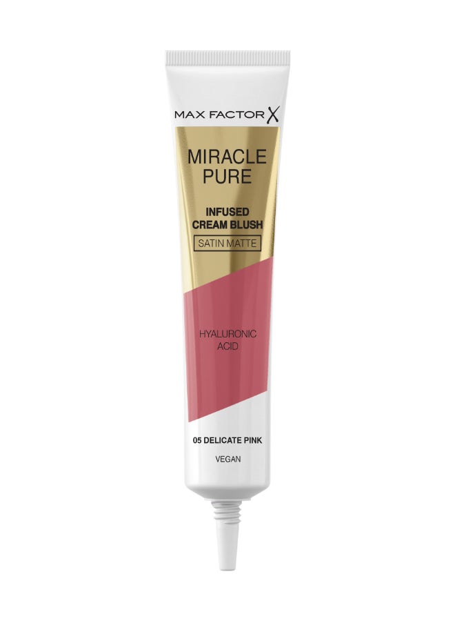 Miracle Pure Cream Infused Blush - Delicate Pink, 15ml