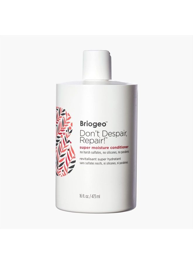 Don't Despair Repair Super Moisture Conditioner, for Dry, Damaged or Color Treated Hair, Repairs Straight, Wavy and Curly Hair, Vegan, Phalate & Paraben-Free, 473ml