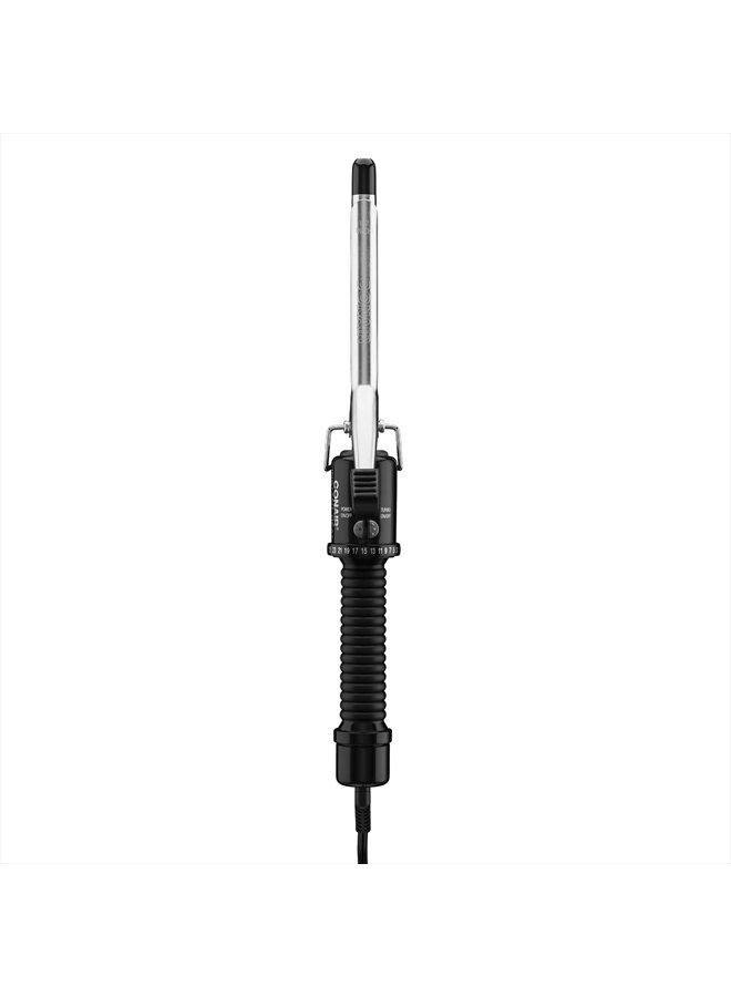 Instant Heat 1/2-Inch Curling Iron, 1/2-inch barrel produces spiral curls – for use on short to medium hair, Black