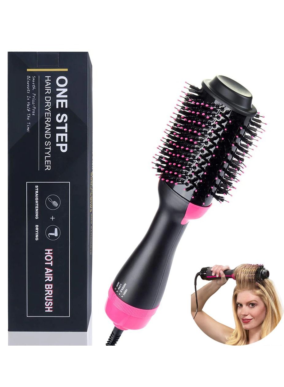 Hair Dryer Brush Blow Dryer Brush in One, Professional Hot Air Brush 3 in 1 One Step Hair Dryer and Styler Volumizer with Negative Ion for Drying, Straightening, Curling, Salon for All Hair Types
