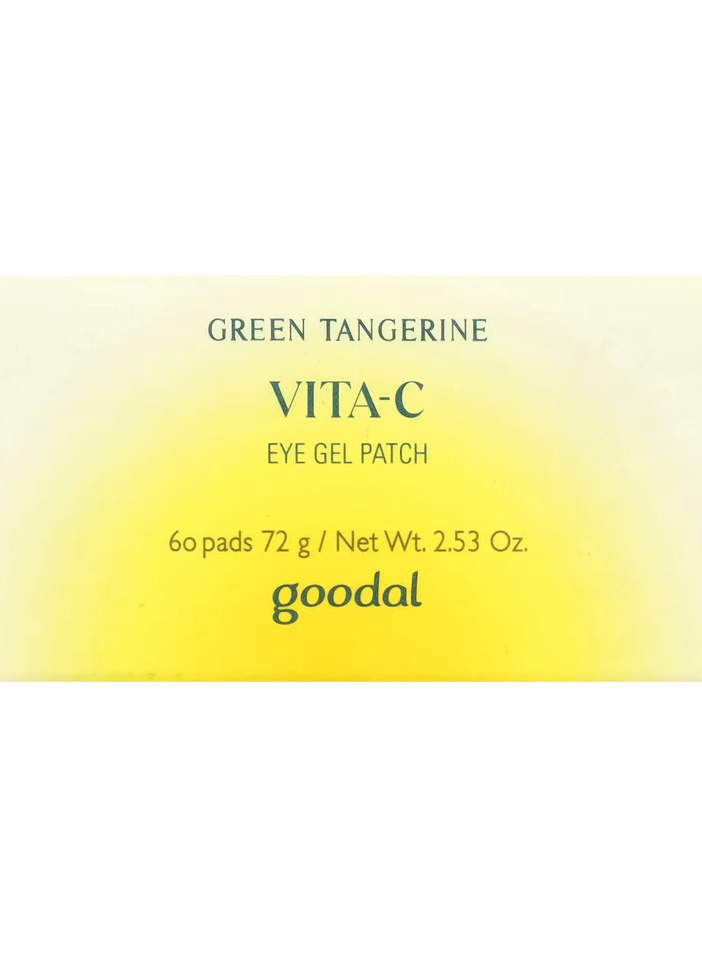 Green Tangerine Vita-C Eye Gel Patch, 60 Pads