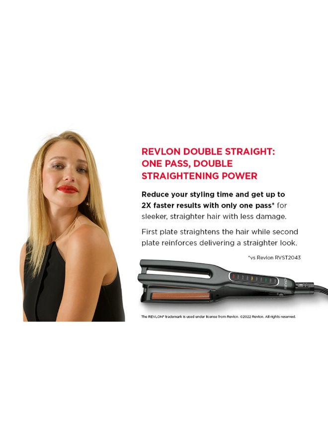 Revlon Double Straight. Straightens hair in one pass - image 5