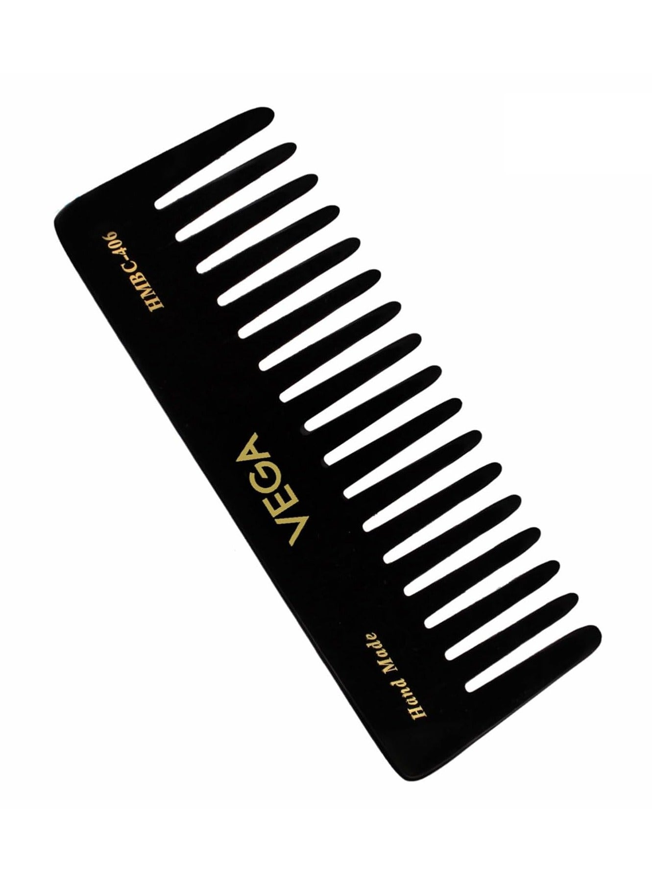 Vega Large Shampoo Comb, Black - 1 Pc