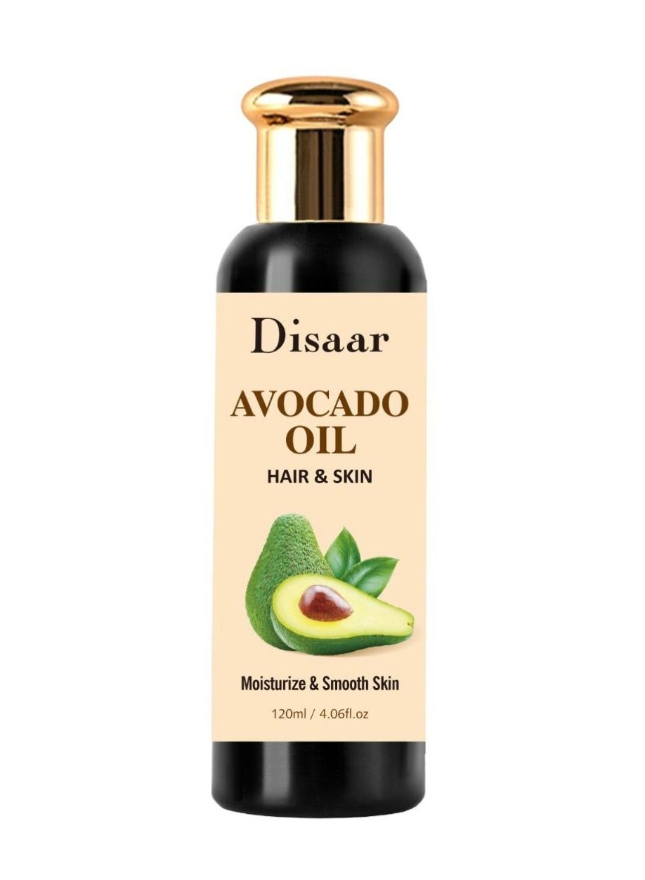 Avocado Oil Hair And Skin Moisturizing And Smooth Skin 120 ML