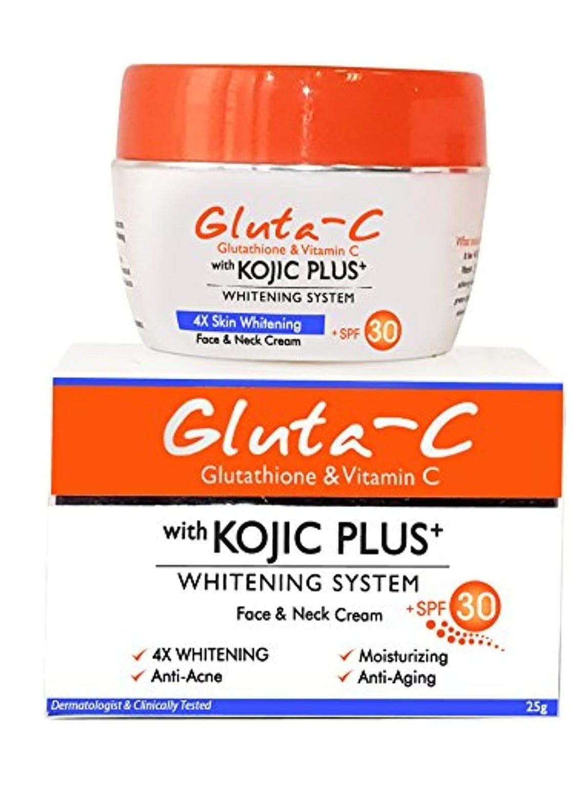 Ardent Glutathione And Vitamin C with Kojic Plus+ Whitening System Face And Neck Cream 25 g