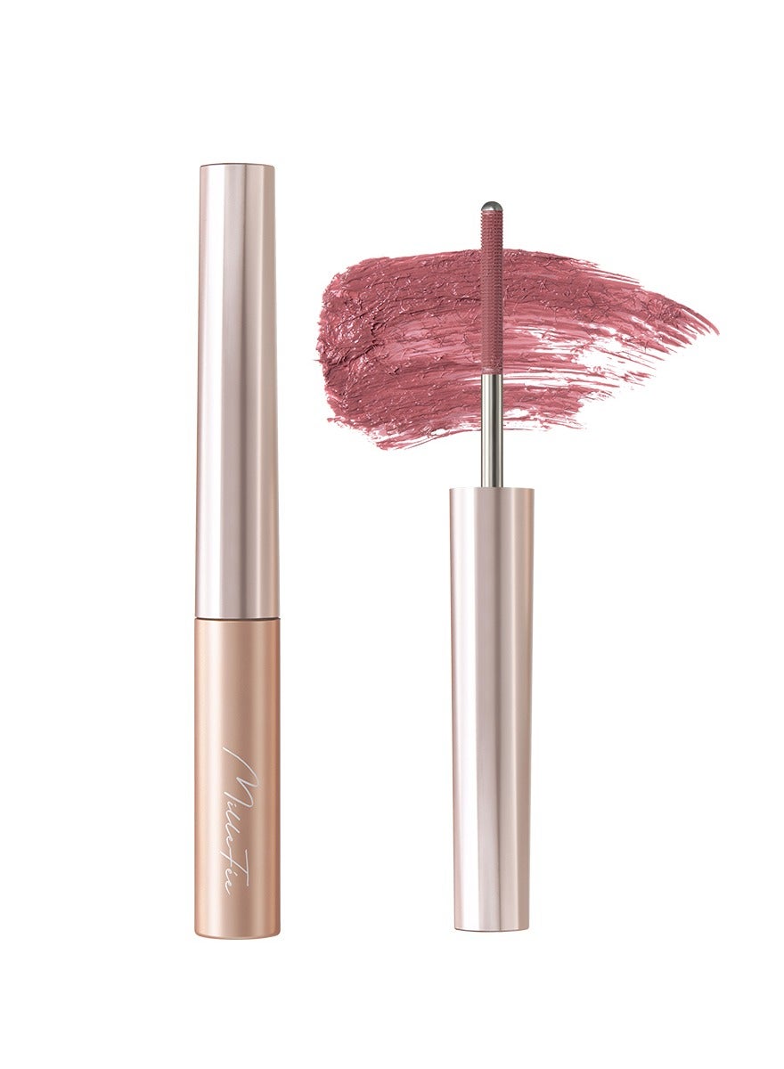 MilleFée Metal Brush Mascara Eye Makeup Waterproof Easy for Everyone to Nature Long Lasting - 03 Pink Brown