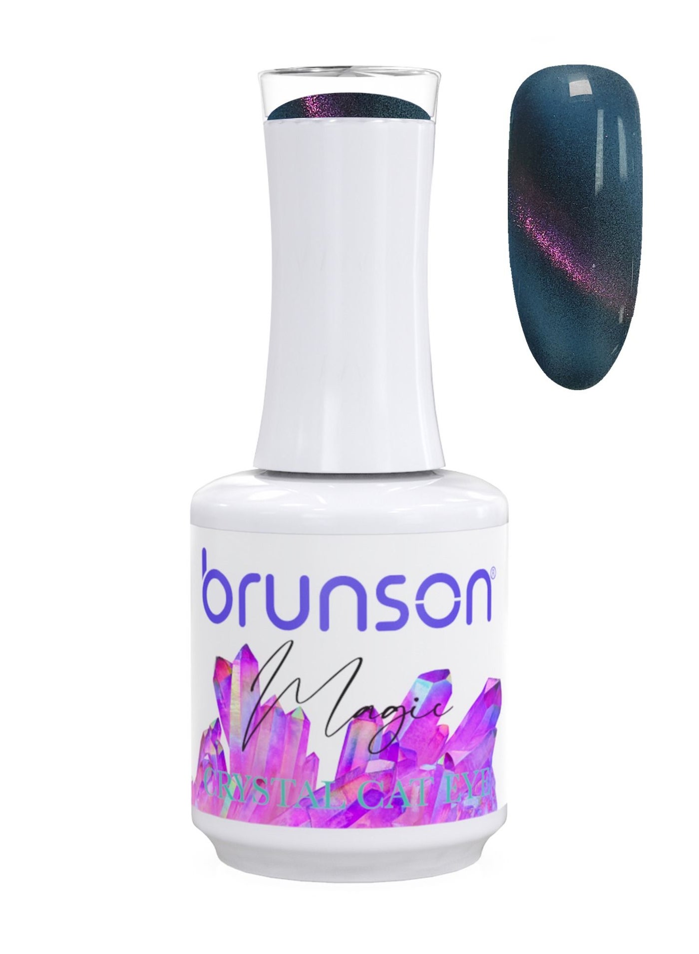 Gel Nail Polish, Cat Eye 9D gel Polish Long Lasting  Chip Resistant Requires Drying Under UV LED Lamp 18ml