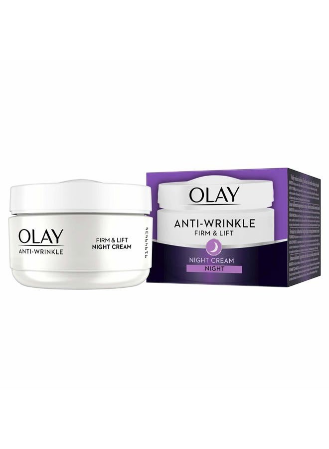 Anti-Wrinkle Firm and Lift Night Cream for 40+, 1.7 Ounce
