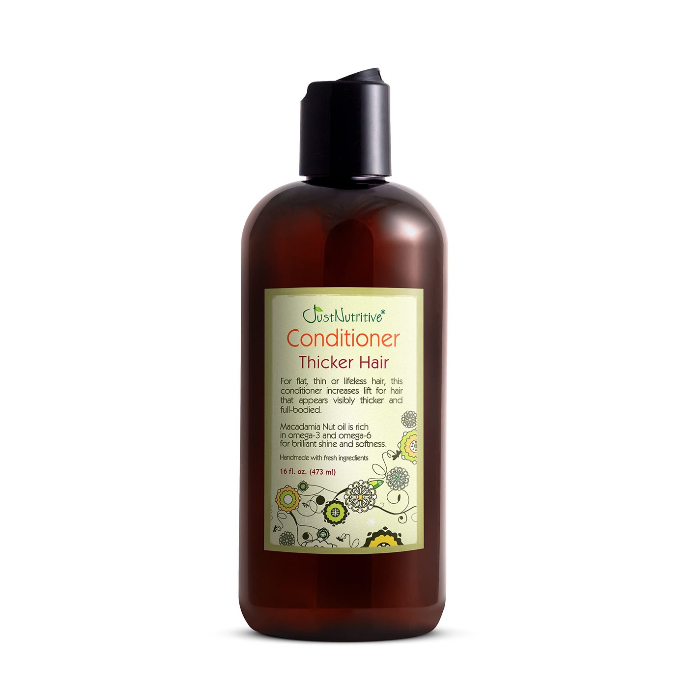 Just Nutritive Thicker Hair Conditioner | Best Conditioner for Thicker Hair | Leaves hair soft, silky with a fuller looking appearance that shines with lushness